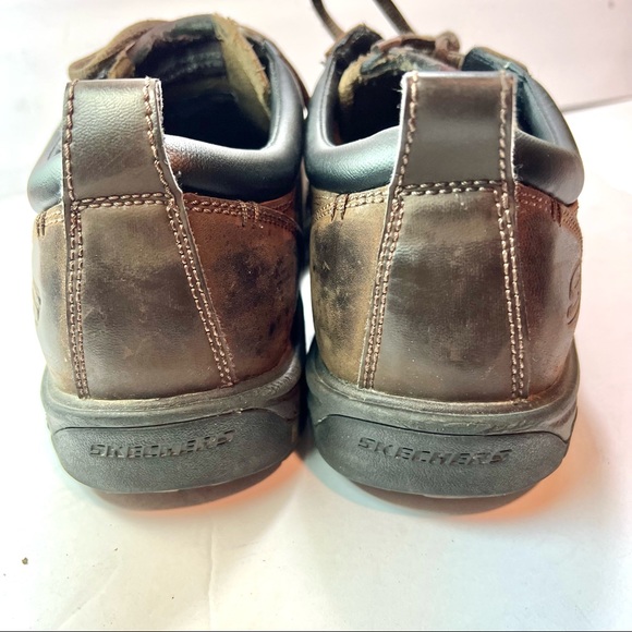 Skechers Rilar 64260 Leather Oxfords Mens Shoes Sz 11.5 - Picture 7 of 9